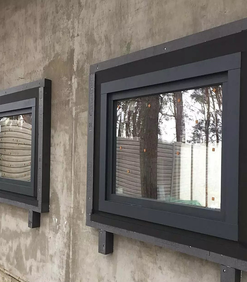 Montaj cu precadre casa pasiva